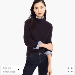 NWT J Crew MOCKNECK SWEATER IN SUPERSOFT YARN